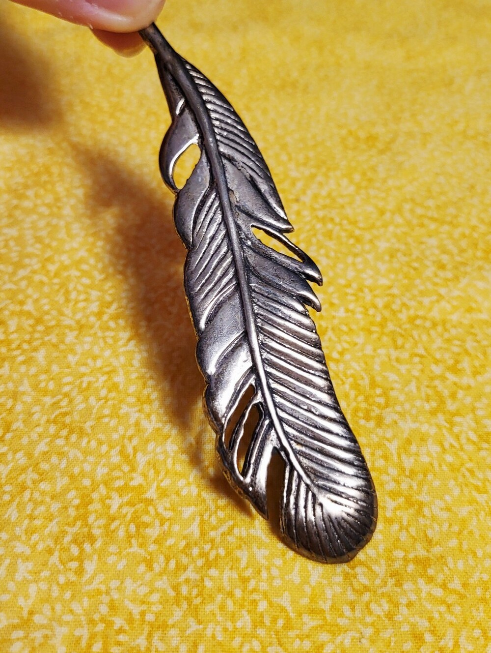 Vintage Feather Brooch/Pin